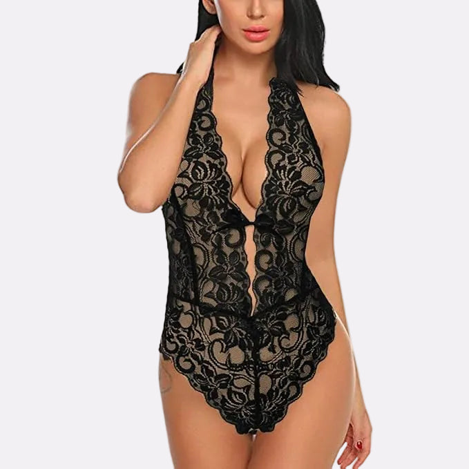 Women’s Backless Bodysuit Lingerie – Babydoll Nightwear