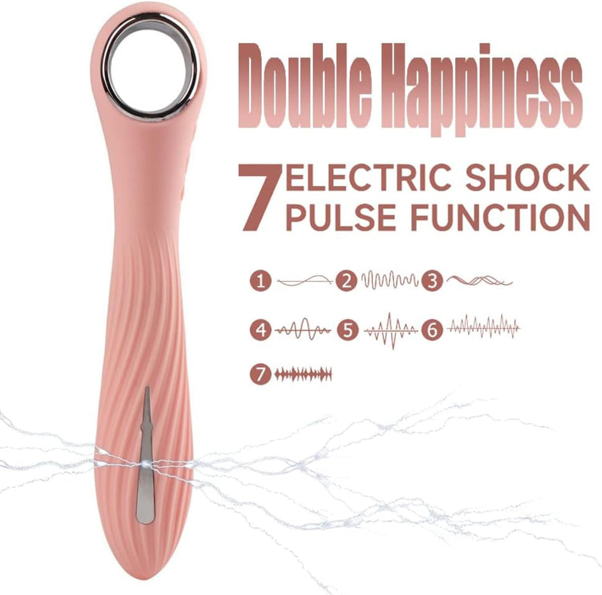 Bendable Dual-Head Vibrator – 10 Vibration Modes, Rechargeable & Waterproof