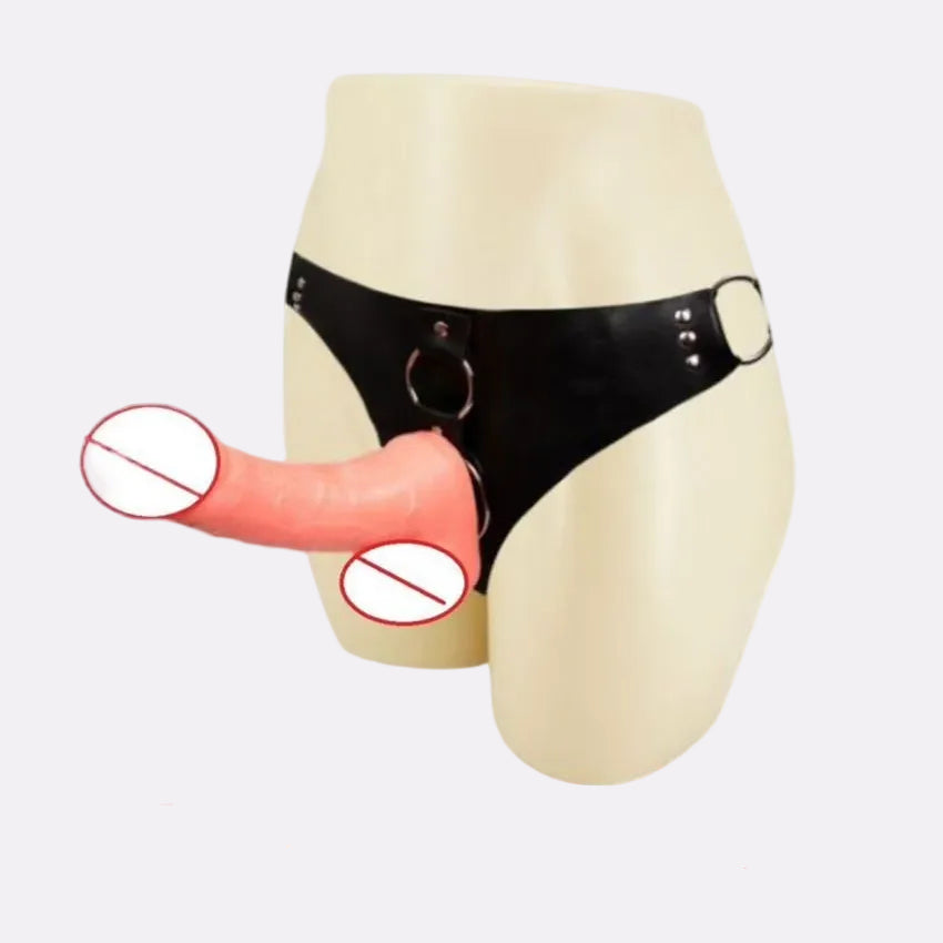 8 Inch Hollow Strap-On Belt – Non-Vibrating