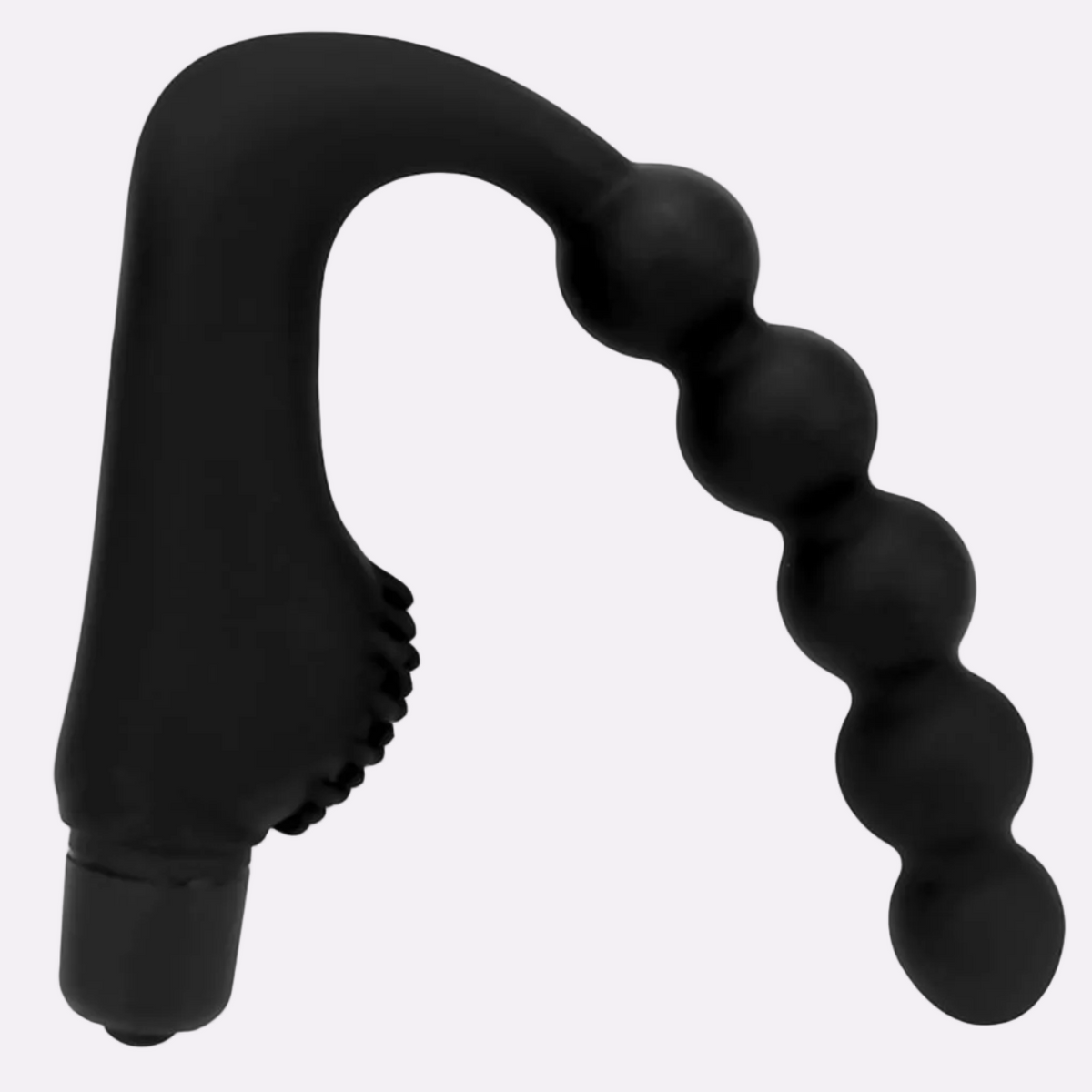 Black Multi-Bead Wellness Massager – Ergonomic Curved Design