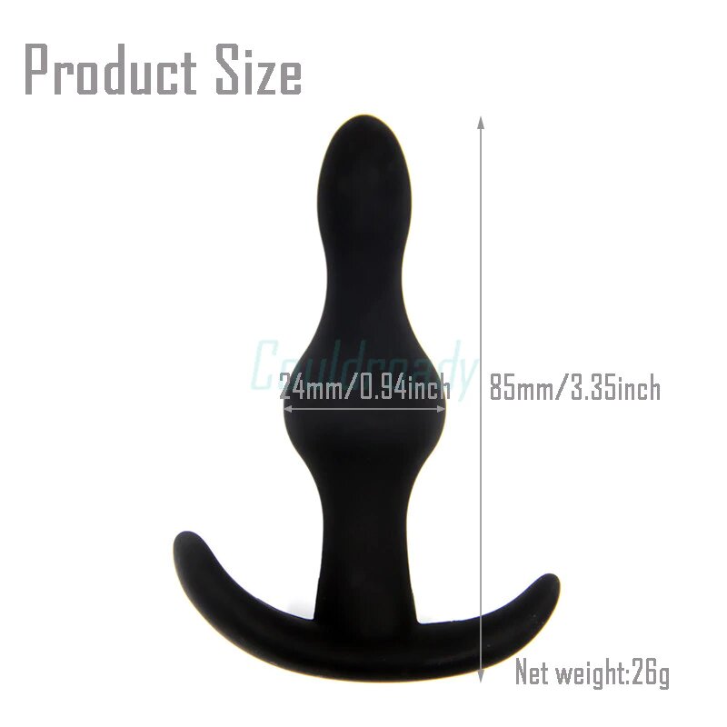 Soft Silicone Anal Butt Plug Vaginal G-spot Stimulation Vibrator Backyard Bead Masturbation Anal Dildo Sex Toys for Women Gay