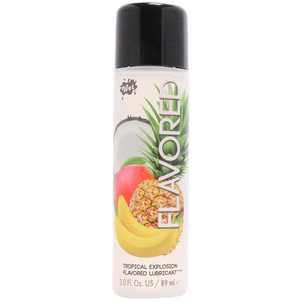 Flavored Water Based Lube 3oz 89ml in Tropical Explosion
