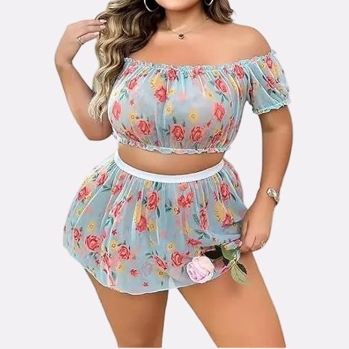 Women's Off-Shoulder Nightdress – Honeymoon Nightwear