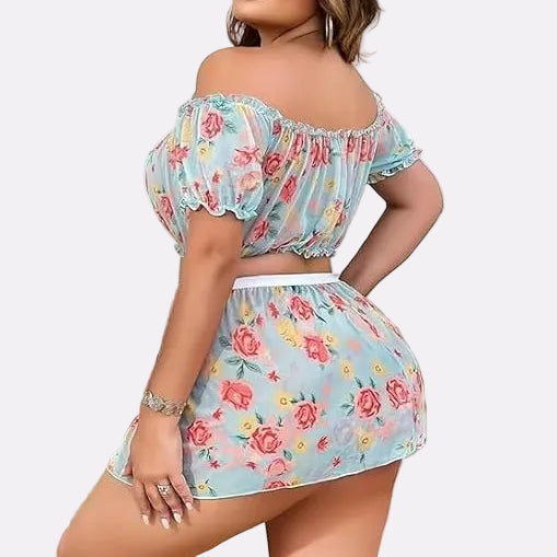 Women's Off-Shoulder Nightdress – Honeymoon Nightwear