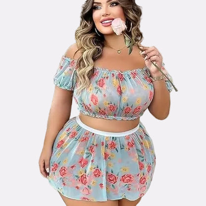 Women's Off-Shoulder Nightdress – Honeymoon Nightwear