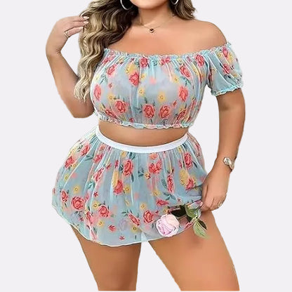 Women's Off-Shoulder Nightdress – Honeymoon Nightwear