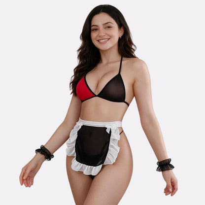 Women's Black Lingerie Set