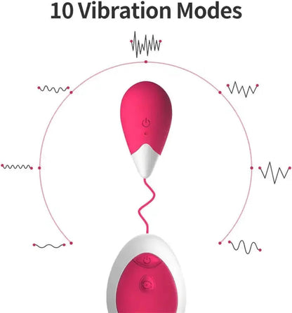 La Privado Wellness Remote Control Egg Massager – 10 Vibration Modes
