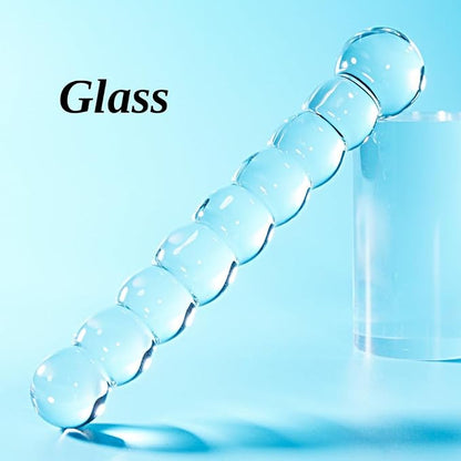 Beaded Glass Personal Wellness Accessory – Smooth Segmented Design