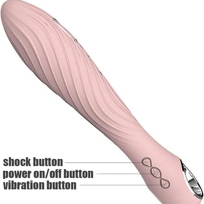 Bendable Dual-Head Vibrator – 10 Vibration Modes, Rechargeable & Waterproof