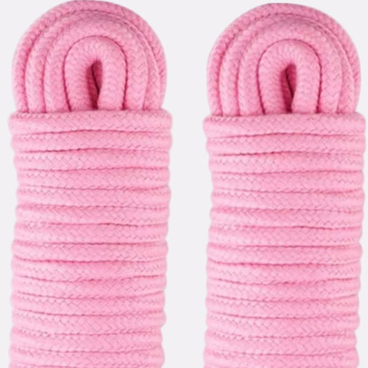 Pink Cotton Wellness Rope – Multi-Purpose Durable Design