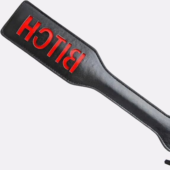 12.8-Inch Leather Wellness Paddle – Premium Handheld Design