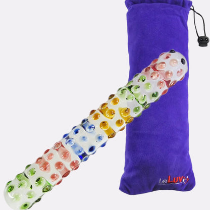 Textured Personal Wellness Accessory with Storage Pouch