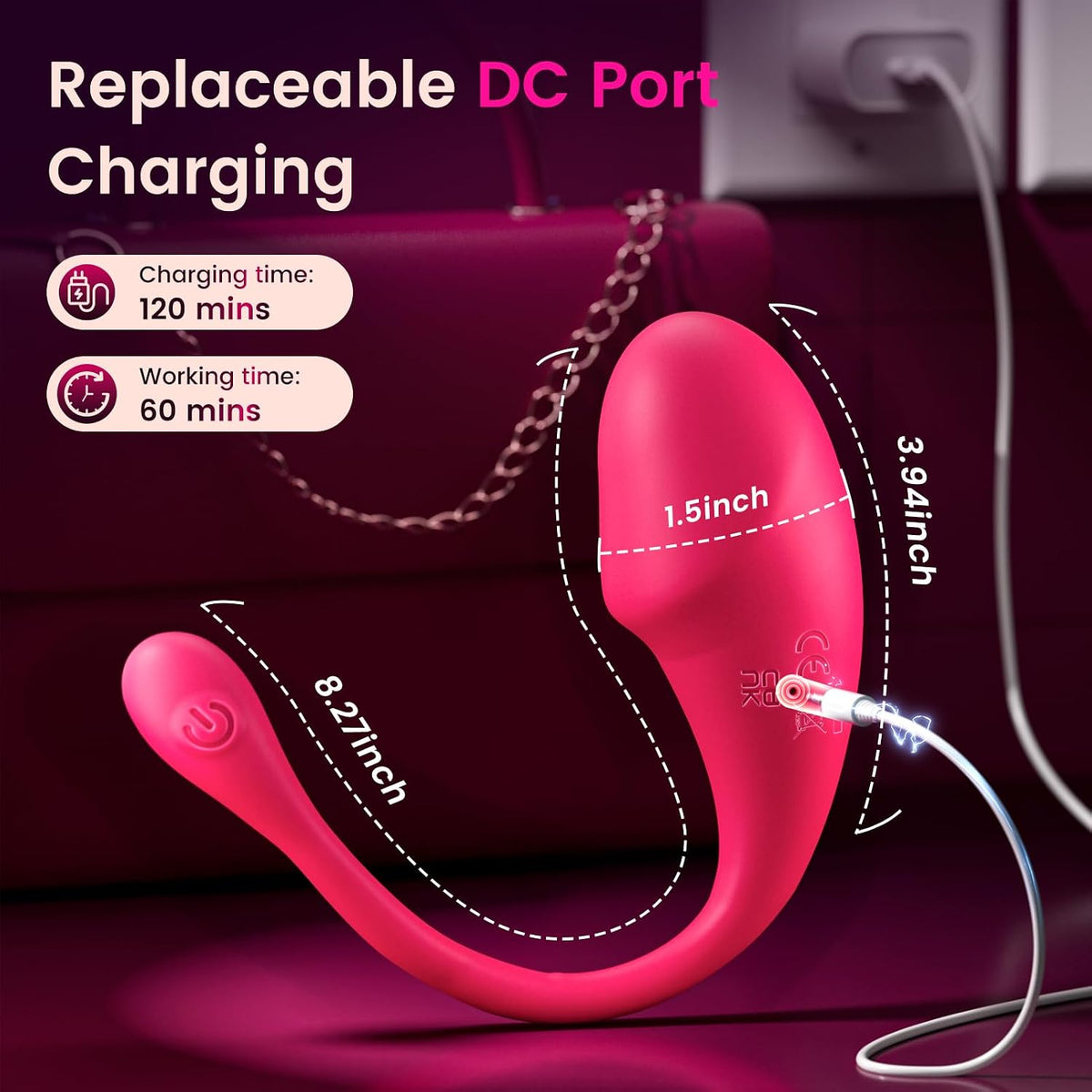 Love Spouse App-Controlled Wearable Vibrator – 8.21 Inch