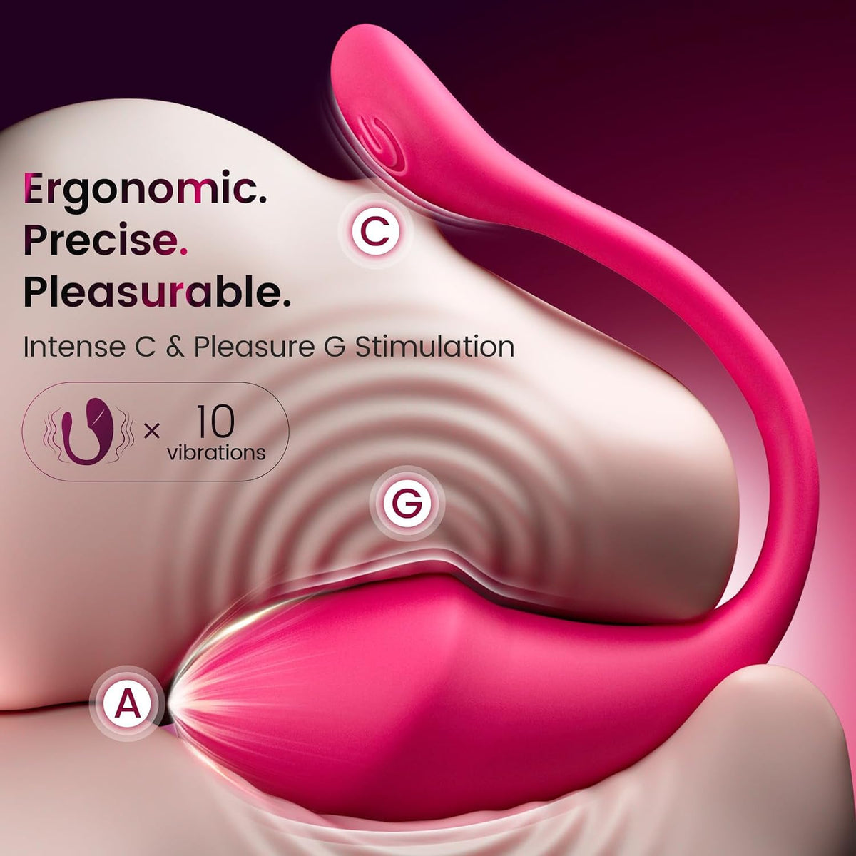 Love Spouse App-Controlled Wearable Vibrator – 8.21 Inch