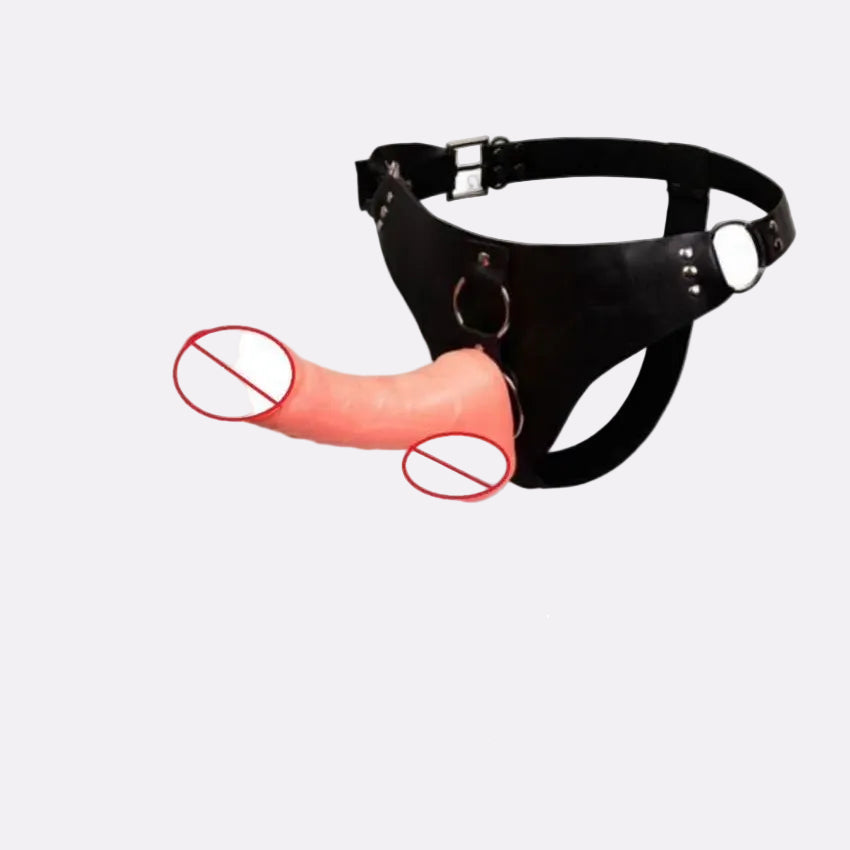 8 Inch Hollow Strap-On Belt – Non-Vibrating