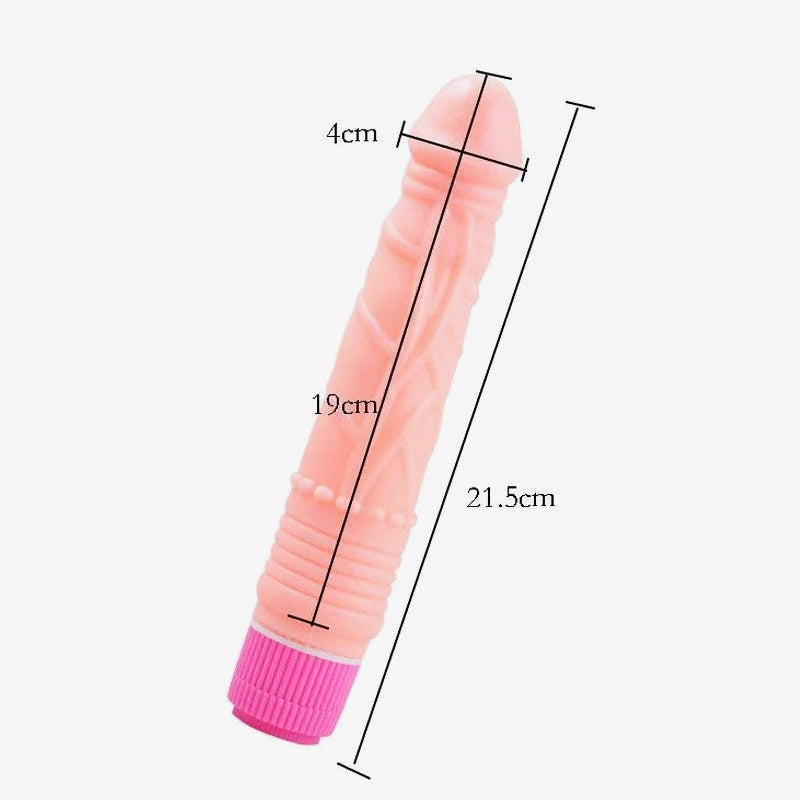 Adam – 8 Inch Vibrating Dildo