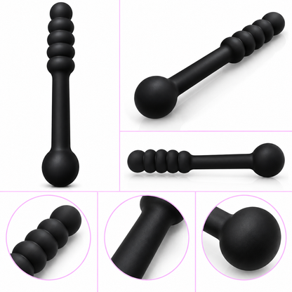 La Privado Wellness Silicone Beaded Personal Wellness Accessory – 7 Inch (19 cm), Textured Design