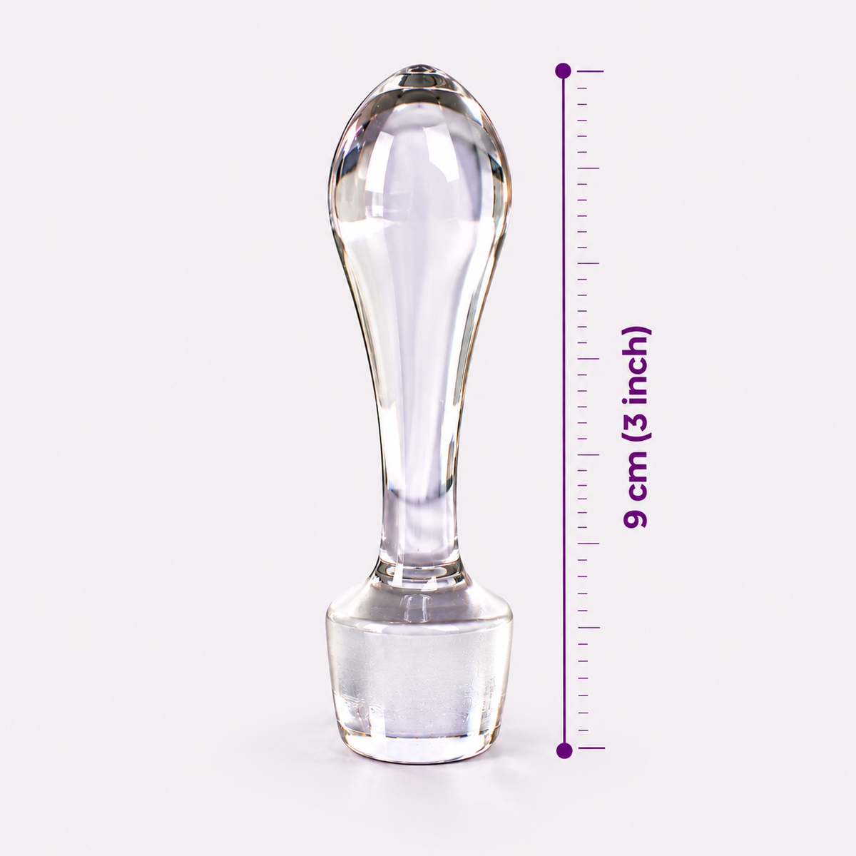 La Privado Wellness Clear Glass Personal Wellness Accessory – 3 Inch (9 cm)