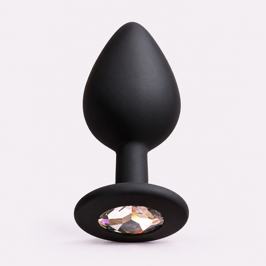 La Privado | Wellness Black Soft Silicone Manual Massager – Medium