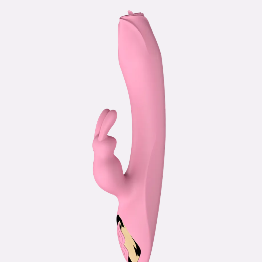 Dual Vibrating Rabbit Wellness Massager – 7 Modes, Magnetic Rechargeable & IPX6 Waterproof