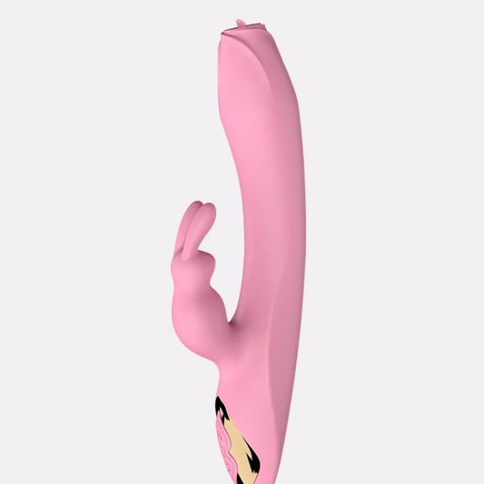 Dual Vibrating Rabbit Wellness Massager – 7 Modes, Magnetic Rechargeable & IPX6 Waterproof