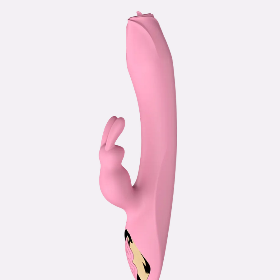 Dual Vibrating Rabbit Wellness Massager – 7 Modes, Magnetic Rechargeable & IPX6 Waterproof