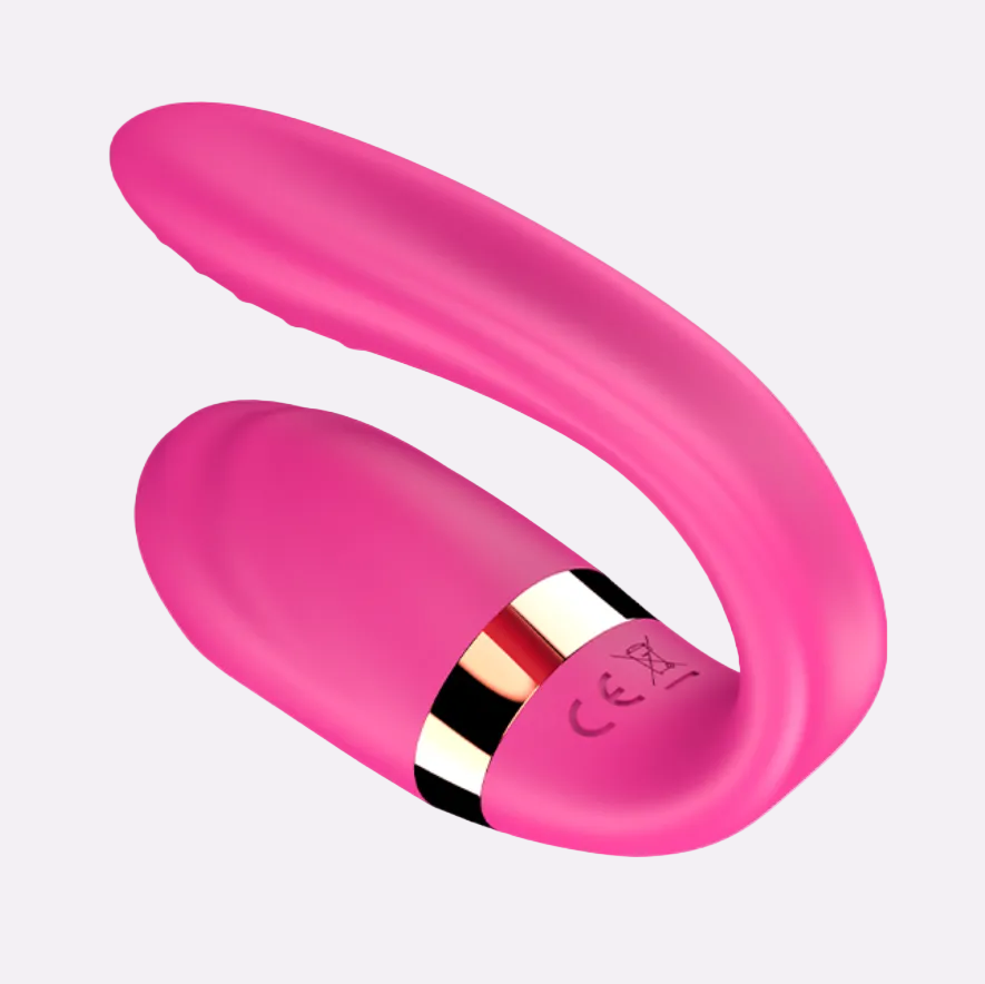Pink Dual Motor Wellness Massager with Remote – 10 Modes