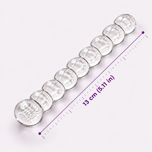 La Privado Wellness Beaded Glass Personal Wellness Accessory – 5.11 Inch (13 cm)