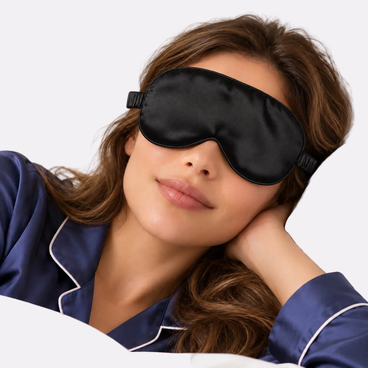 Women’s Satin Sleep Eye Mask – Black