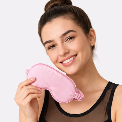 Women’s Satin Sleep Eye Mask – Pink