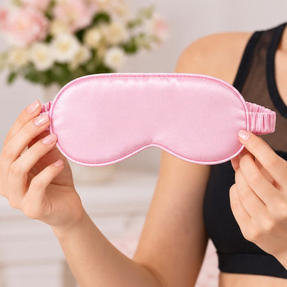 Women’s Satin Sleep Eye Mask – Pink