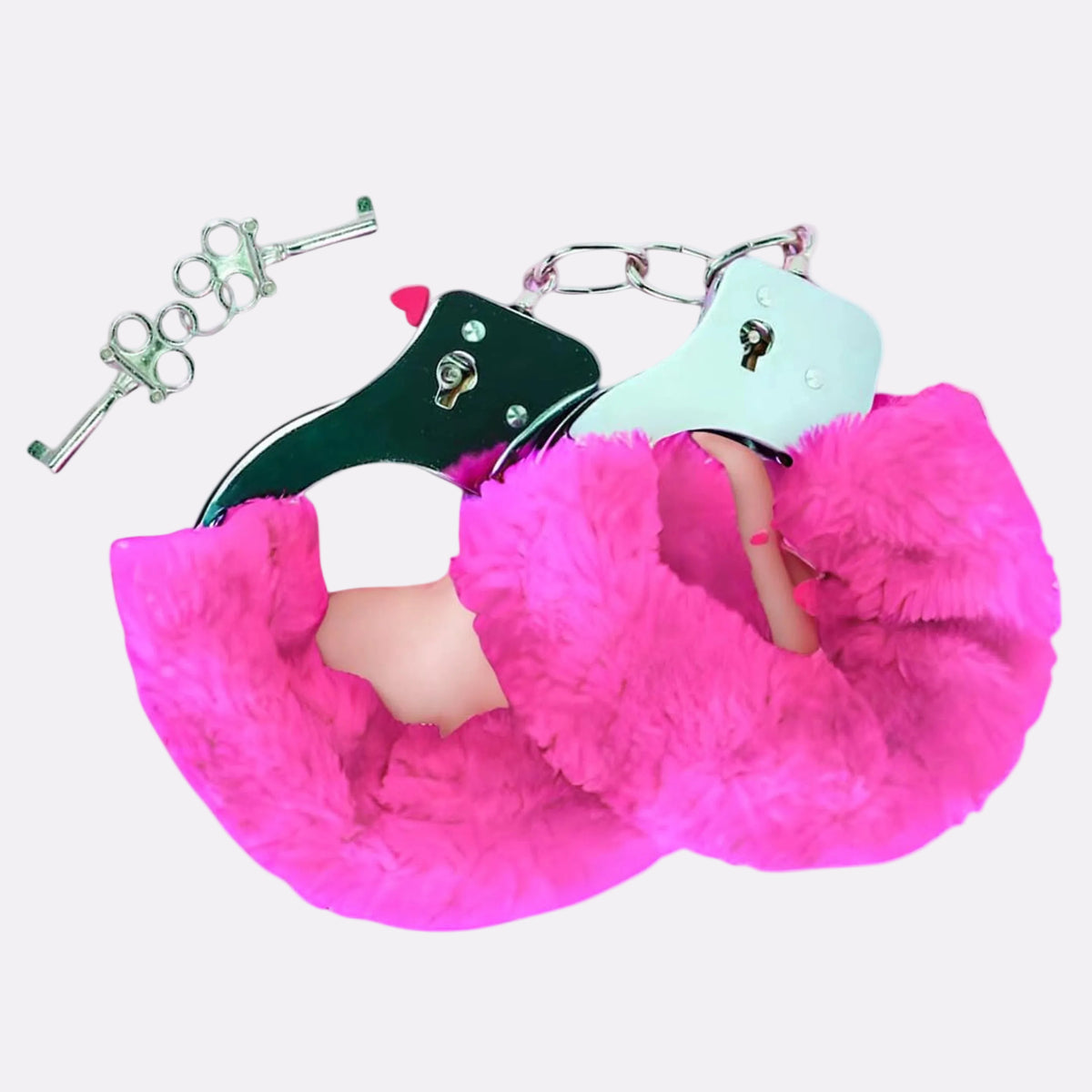 Pink Soft Metal Wellness Handcuffs – Couple Accessory