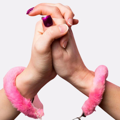Pink Soft Metal Wellness Handcuffs – Couple Accessory
