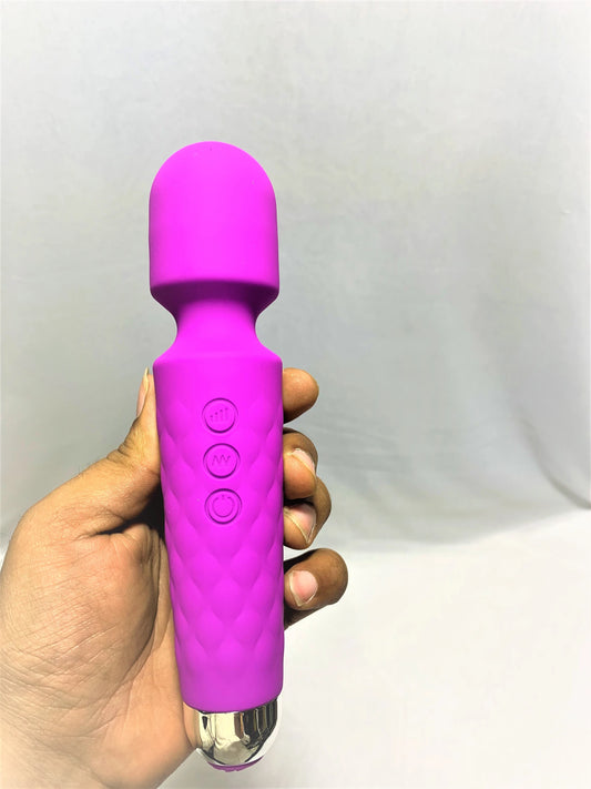 Rechargeable Personal Massager Wand – Waterproof (Multi-Speed)