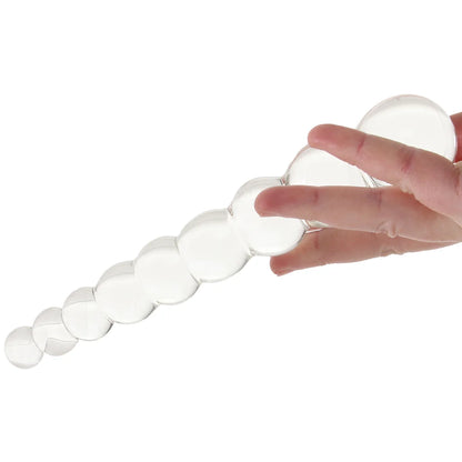 Crystal Beaded Glass Personal Wellness Massager – Premium Clear Glass Design