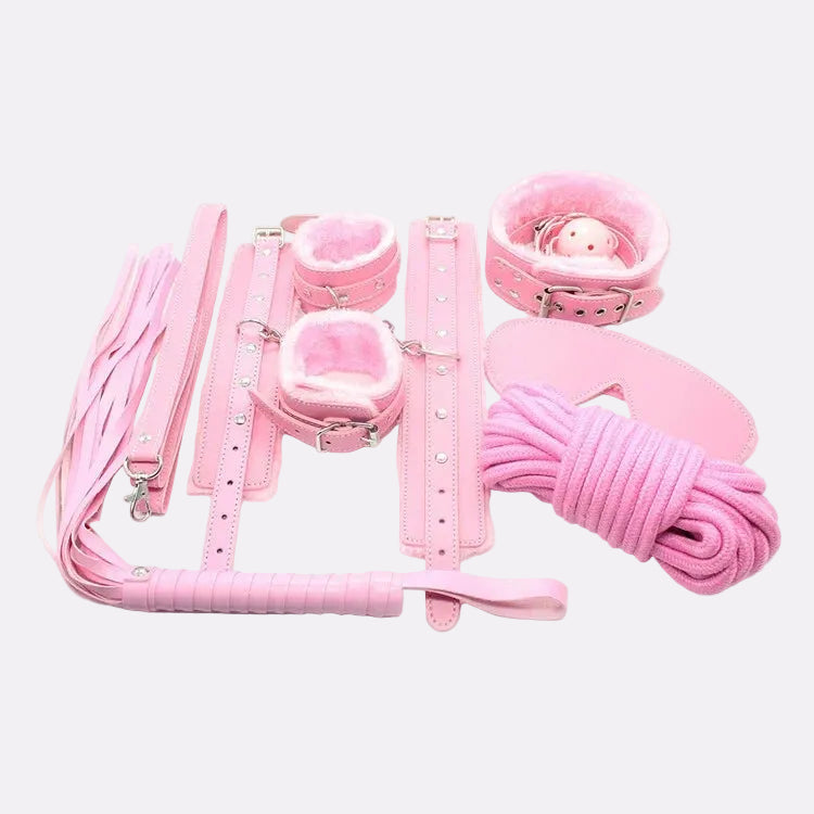 Pink Multi-Piece Wellness Accessory Set – Adjustable Straps & Sensory Accessories