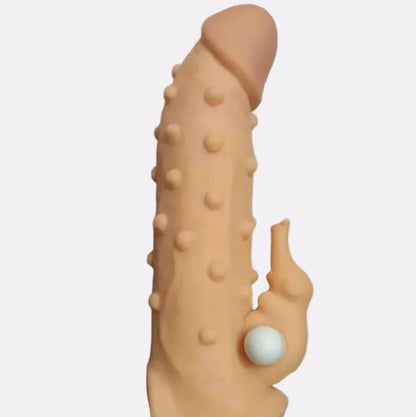 Jumbo Elephant Vibrating Extension Sleeve – 9 Inch