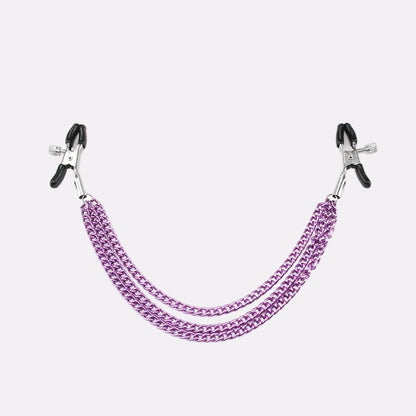 Premium Purple Chain Personal Wellness Accessory – Adjustable Clamps