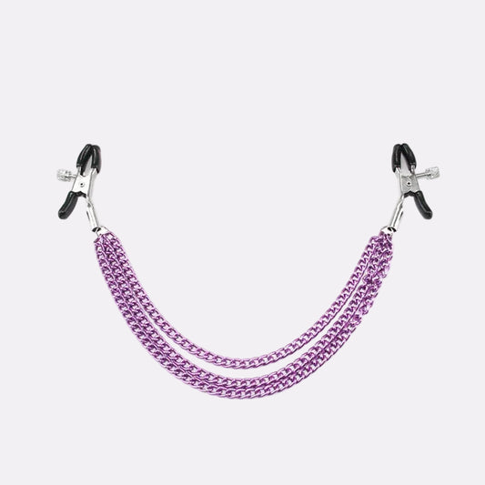 Premium Purple Chain Personal Wellness Accessory – Adjustable Clamps